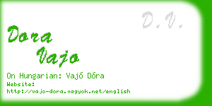 dora vajo business card
