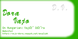 dora vajo business card